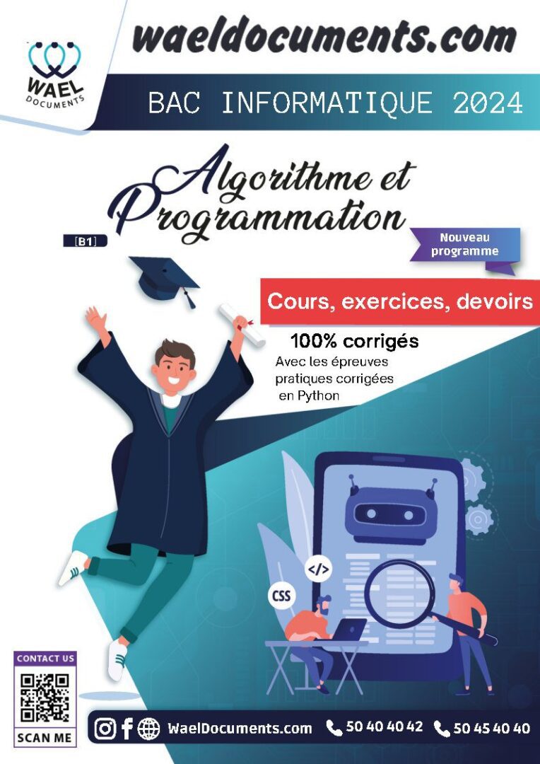 [B1]- Algorithme Et Programmation- Bac Info (Cours, Exercices, Devoirs ...