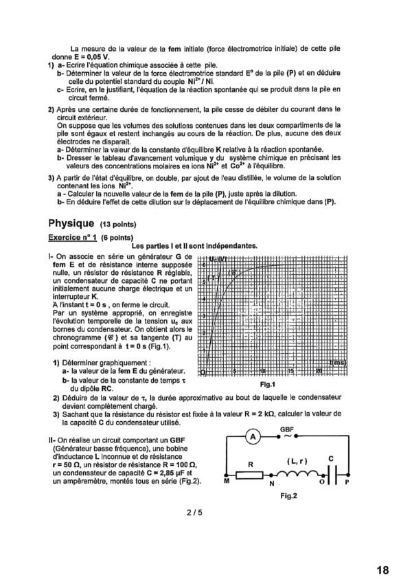 [Z2new]- Epreuves PHY bac corrigées 2009-2024, Bac Sciences Exp.