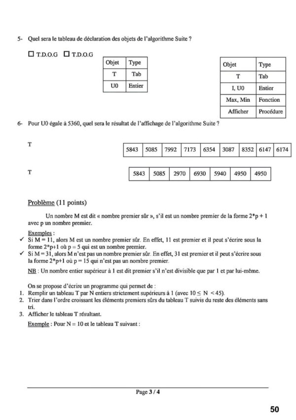 [A11new]- Informatique- Epreuves Bacs scientifiques corrigées (2009-2025)