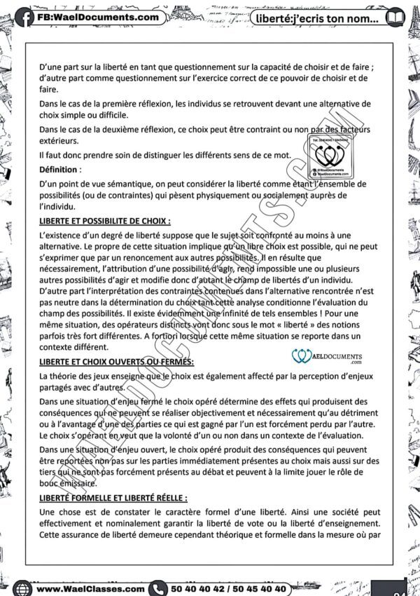 [A2new] Français-Résumés ,citations ,langues, exercices et devoirs et explication en derja-Bacs scientifiques et économie