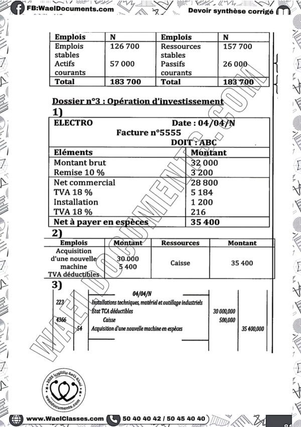 [E7new] Gestion- Devoirs corrigés tous les chapitres-Bac économie