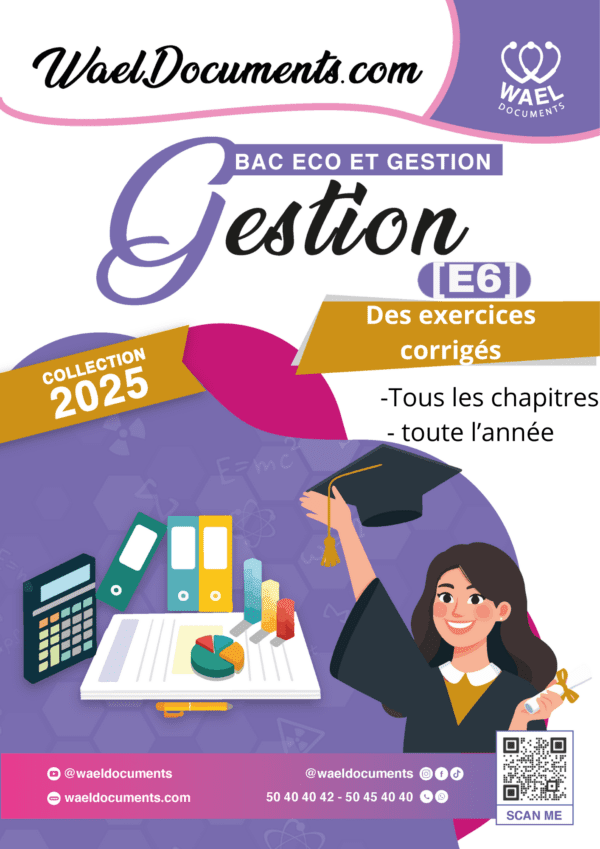 [E6new] Gestion- Exercices corrigés-Bac Economie