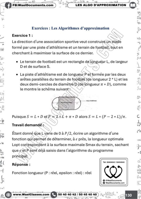 [i2new] Algo et Prog- Exercices corrigés tous les chapitres - Bac informatique