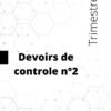 [T8 new] Mathématique- Devoirs corrigés tous les chapitres- Bac Technique