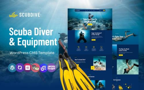 Scubdive - Scuba Diving and Equipment Multipurpose WordPress Elementor Theme theme free