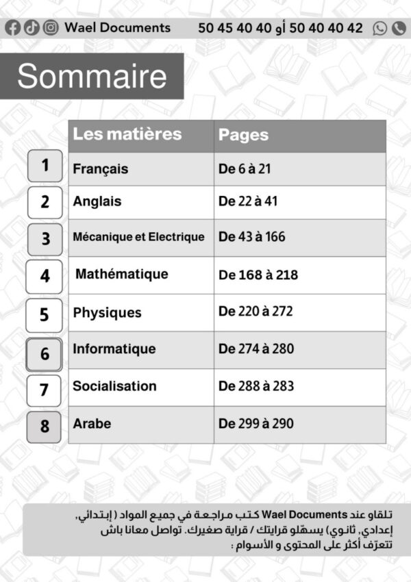[3TC] 3ème année technique- Devoirs corrigés- 3 trimestre