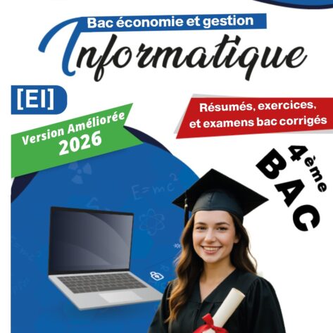 [EI] Informatique – Bac Économie : Cours, résumés, exercices et examens du baccalauréat corrigés-partie théorique et pratique(couleurs)