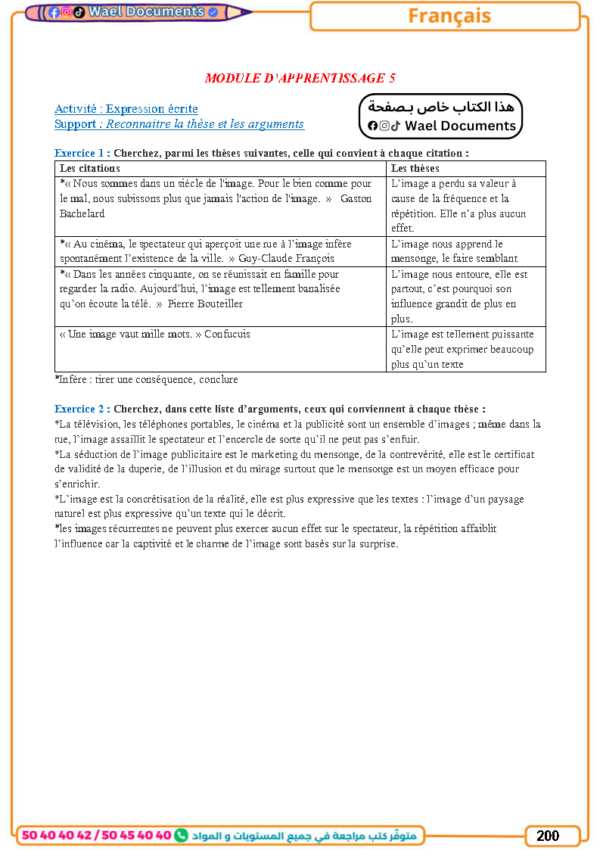 [3T3] 3ème année technique- résumés et exercices corrigés - trimestre 3