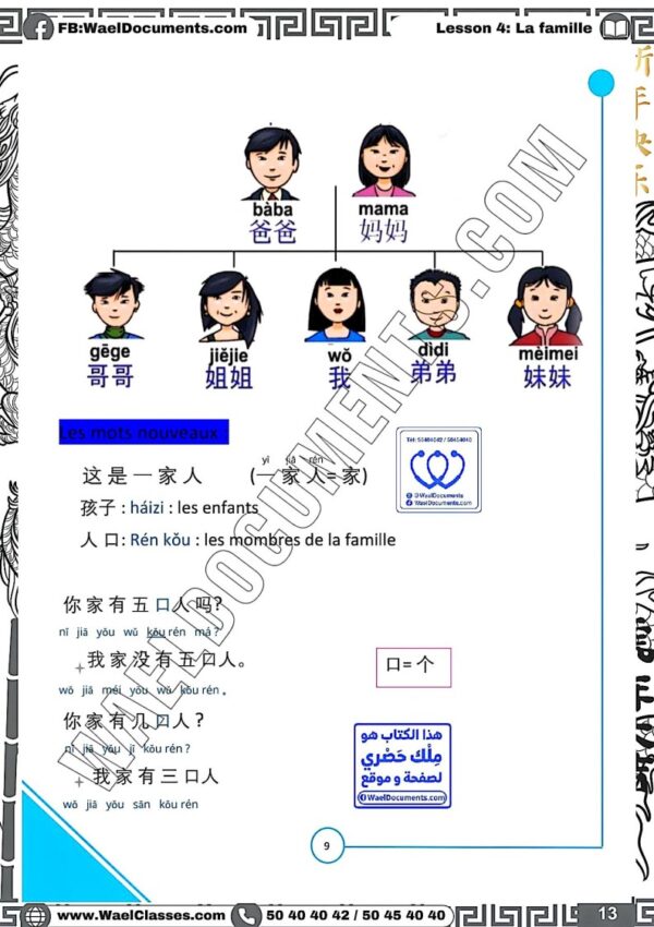 [CHN] Chinois – Résumés et exercices corrigés pour toute l’année (couleurs)