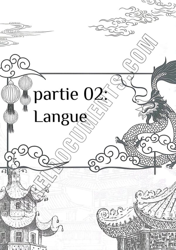 [CHN] Chinois – Résumés et exercices corrigés pour toute l’année (couleurs)