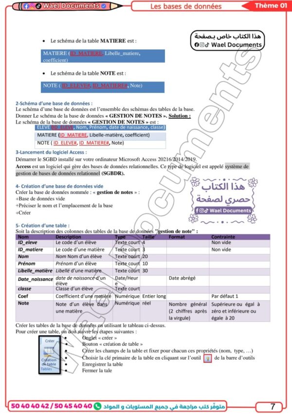 [EI] Informatique – Bac Économie : Cours, résumés, exercices et examens du baccalauréat corrigés-partie théorique et pratique(couleurs)