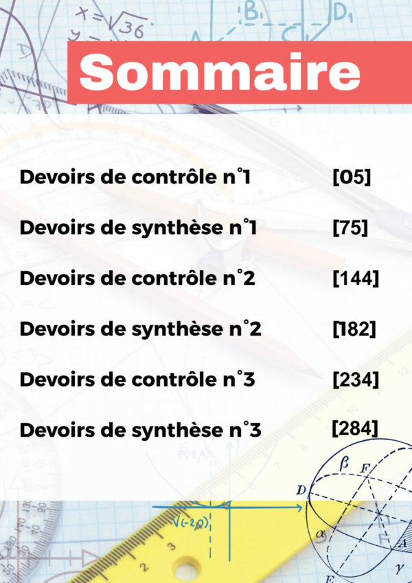 [IMd] Maths-Devoirs bac informatique corrigés contrôle et synthèse pour toute l’année(noir)