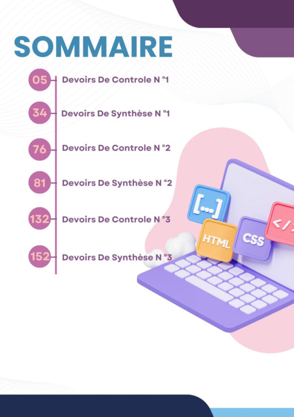 [ISd] STI-Devoirs bac informatique corrigés-contrôle et synthèse(couleurs)