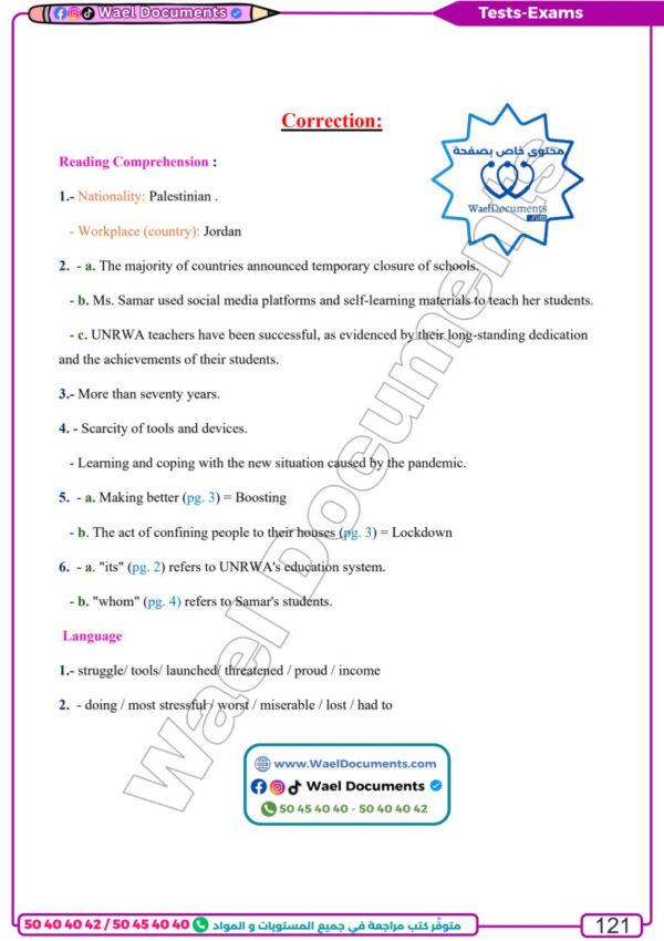 [LE] English-Résumes, exercice, langue, paragraphes et devoirs corrigés(couleurs)