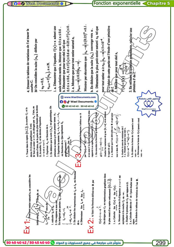[MMz] Maths-Bac Maths - Cours et exercices corrigés- TOME 2: isométries,déplacements,intégrales,ln,exp,similitudes(noir)