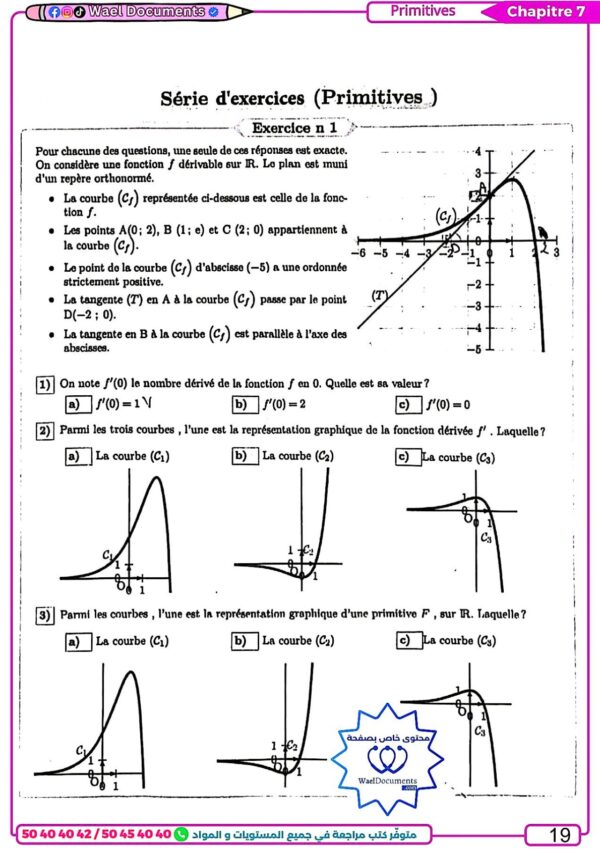 [SMz] -Maths- Cours et exercice corrigés- TOME 2 Bac sciences: primitives intègrales, espace, ln, exp, prob, stat, ép.diff (noir)