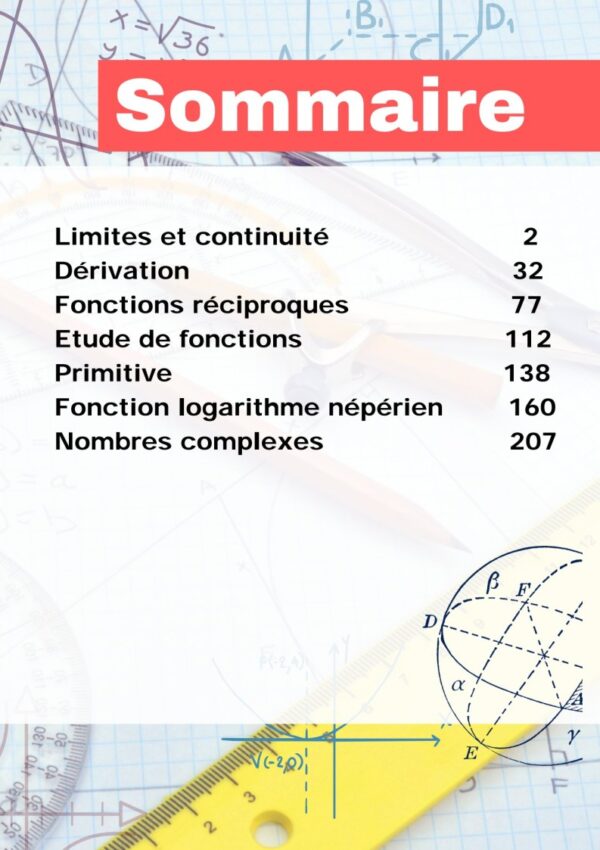 [TMy] Maths-Cours et exercices corrigés - TOME 1: Continuité, dérivabilité , complexe, fonctions réciproques étude de fct,ln (noir)