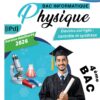 [IPd] Physique- Devoirs bac info- avec correction pour toute l’année (noir)