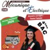 [TD]Mécanique et électrique-Devoirs contrôle et synthèse avec correction-pour toute l’année(Couleurs)
