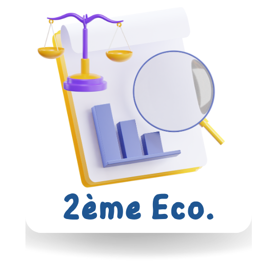 [2E1] 2éme économie 2026 - résumées et exercices corrigée-1er trimestre