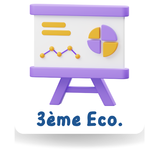 [3E1] 3éme économie 2026 - résumées et exercices corrigée-1er trimestre